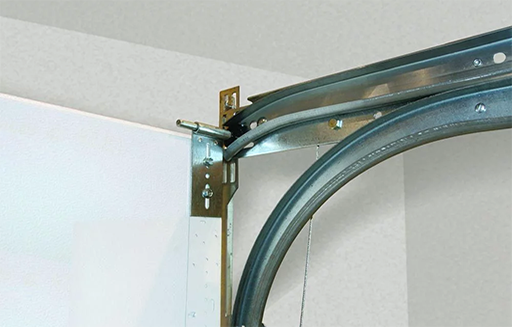 Garage door track inspection